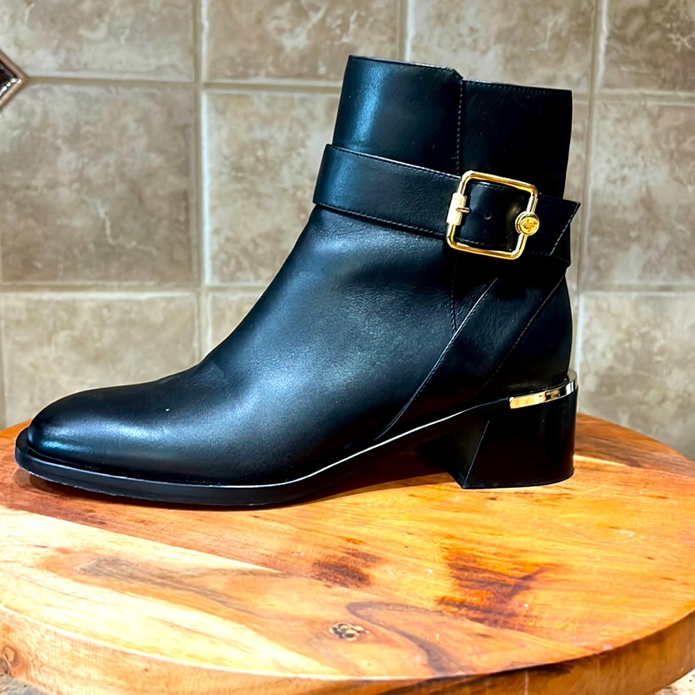Jimmy Choo Clarice 45 Black Leather Size 37